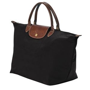 Large black Long Champ purse